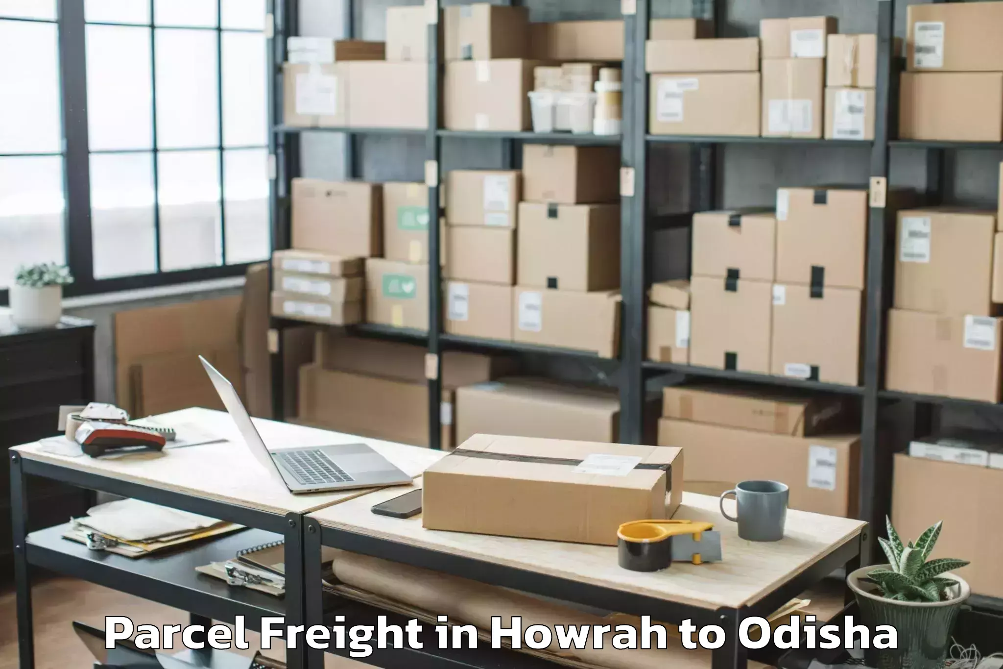 Leading Howrah to Raiboga Parcel Freight Provider